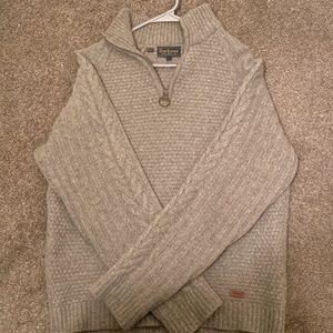 Barbour Men's large grey sweater